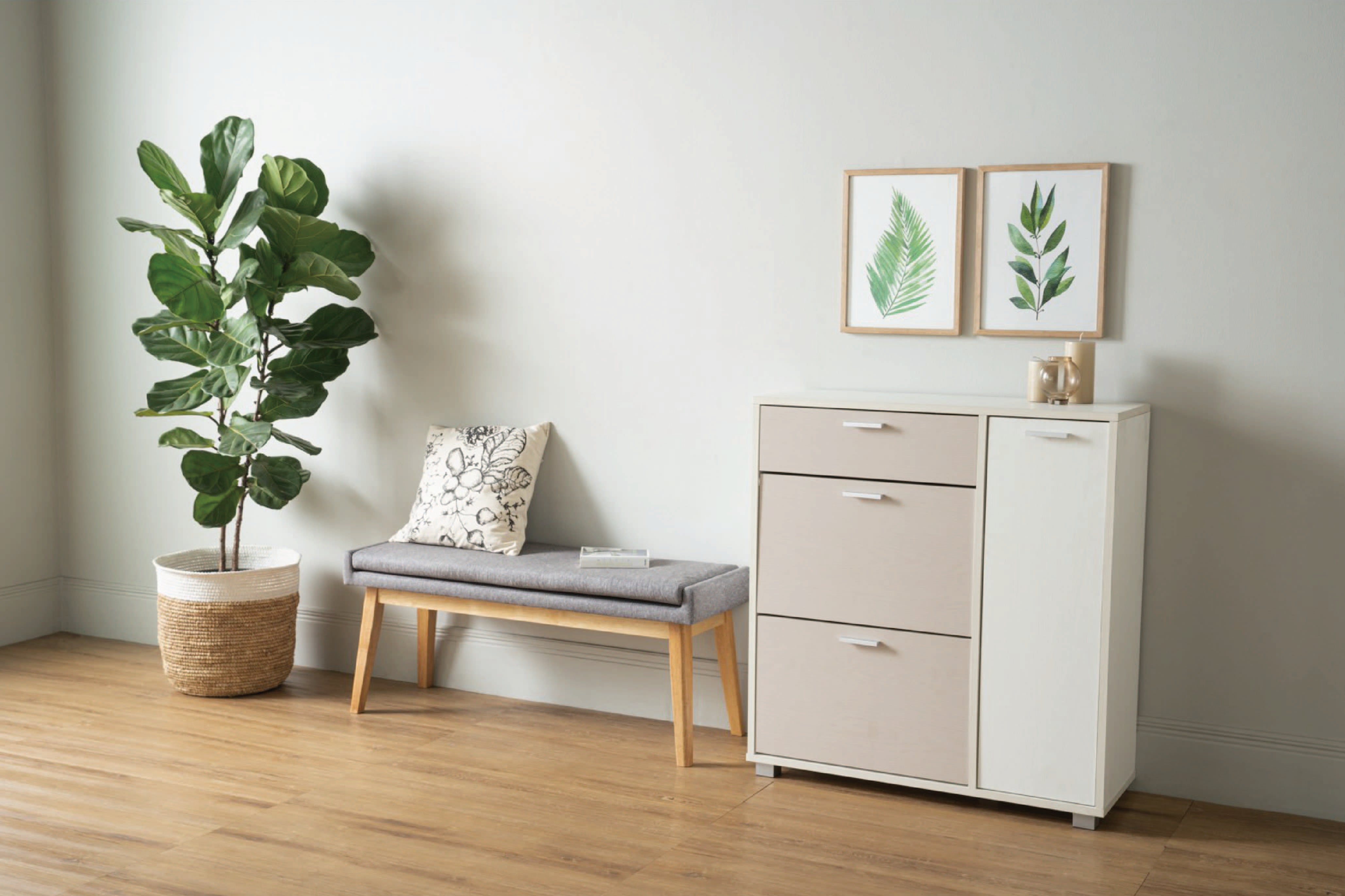 馬來西亞原裝進口實木傢俬 - NZ系列 - CHANEL 1.1米長凳