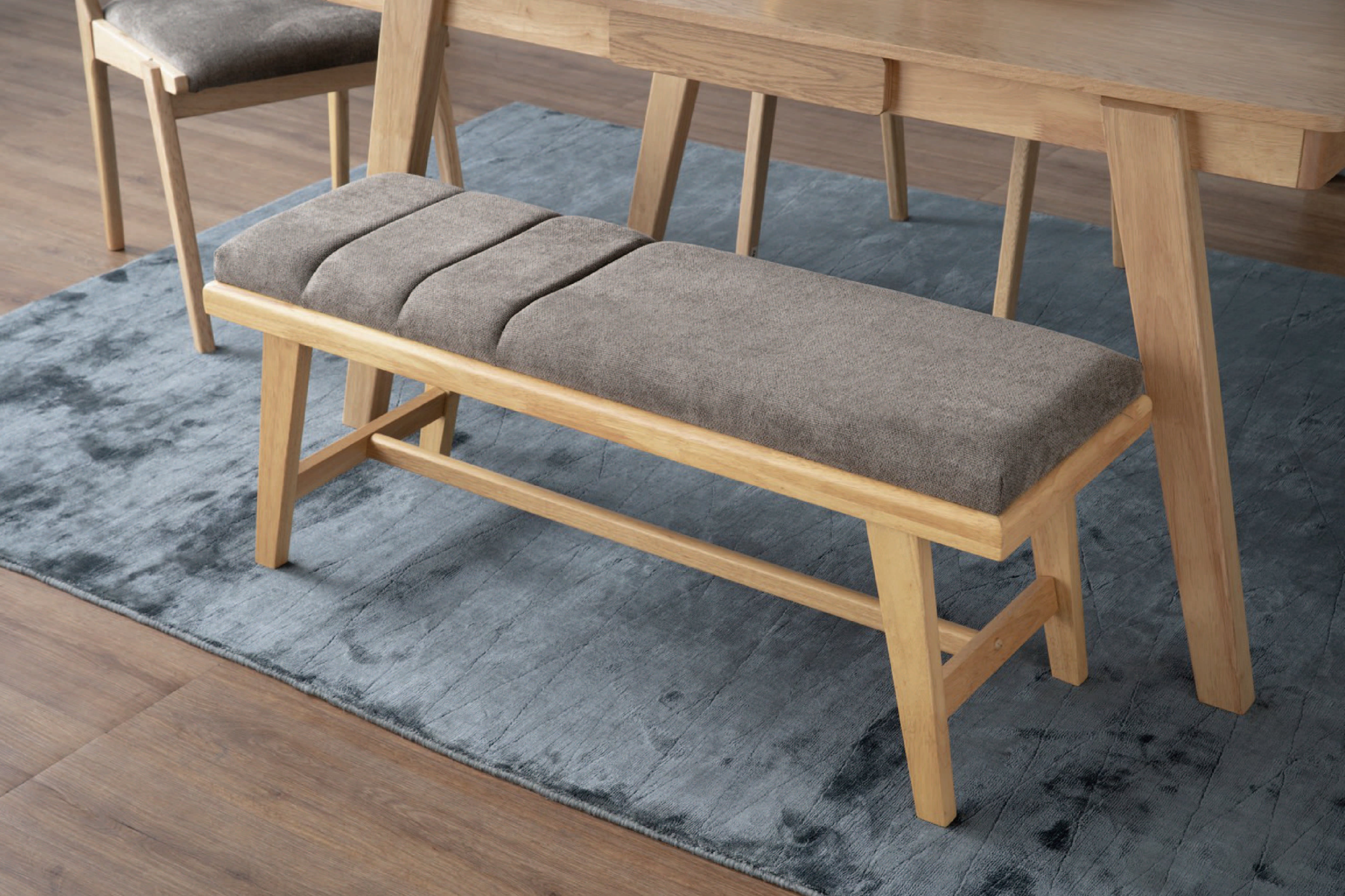 馬來西亞原裝進口實木傢俬 - LU系列 - TOMIVA 1.15米長凳