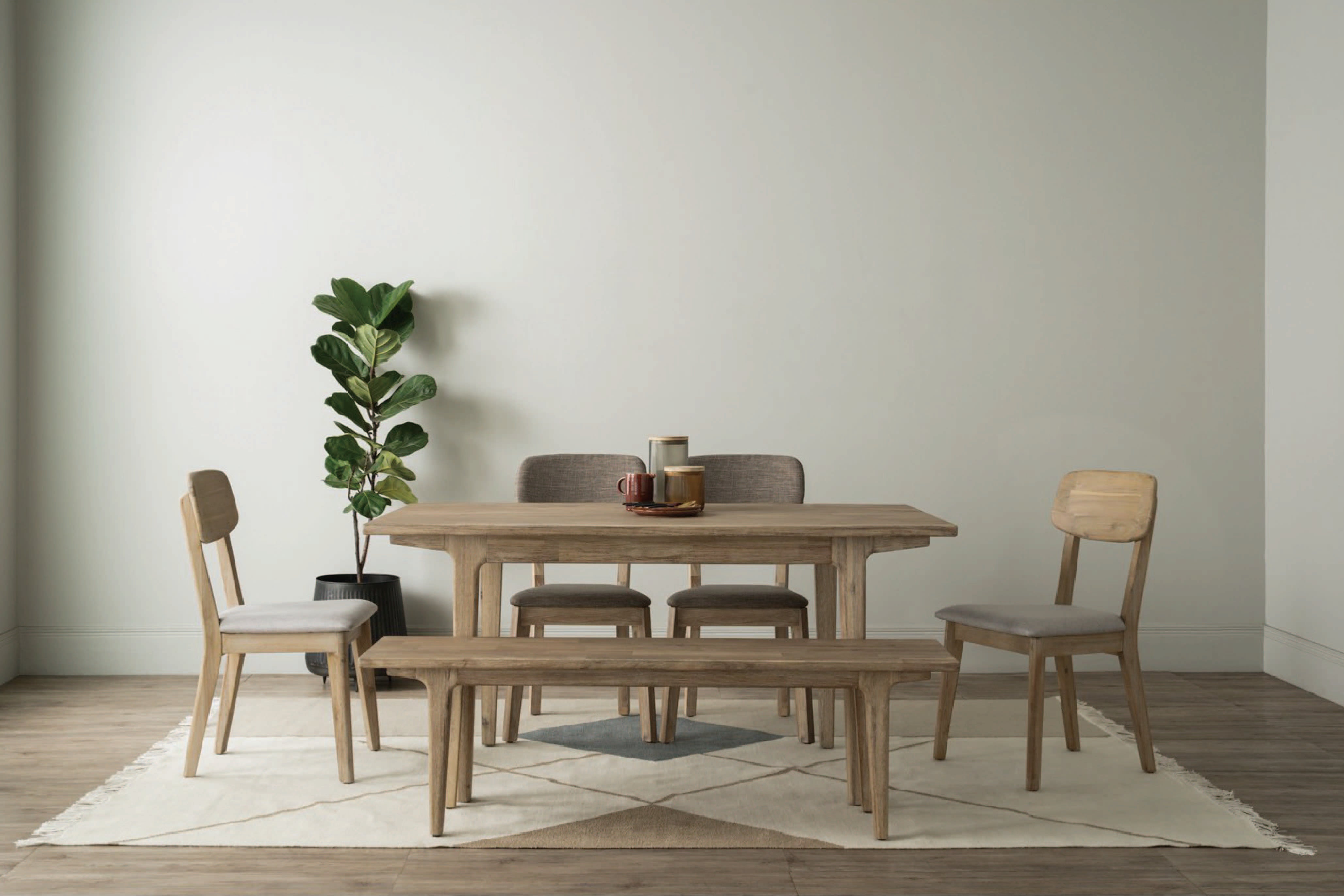 馬來西亞原裝進口實木傢俬 - F系列 - Barts 巴特長凳