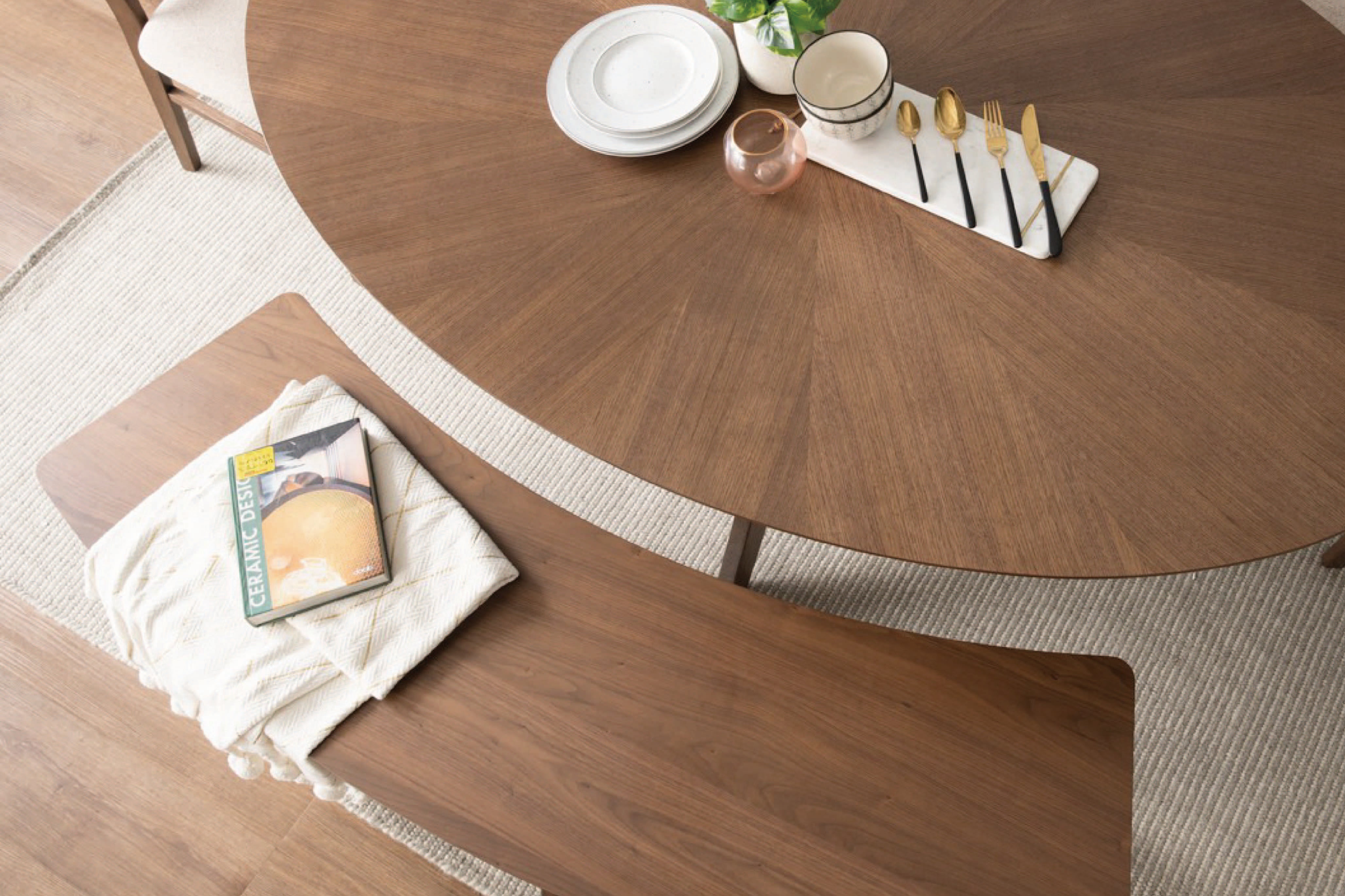 馬來西亞原裝進口實木傢俬 - LU系列 - CONAN 1.6米長凳