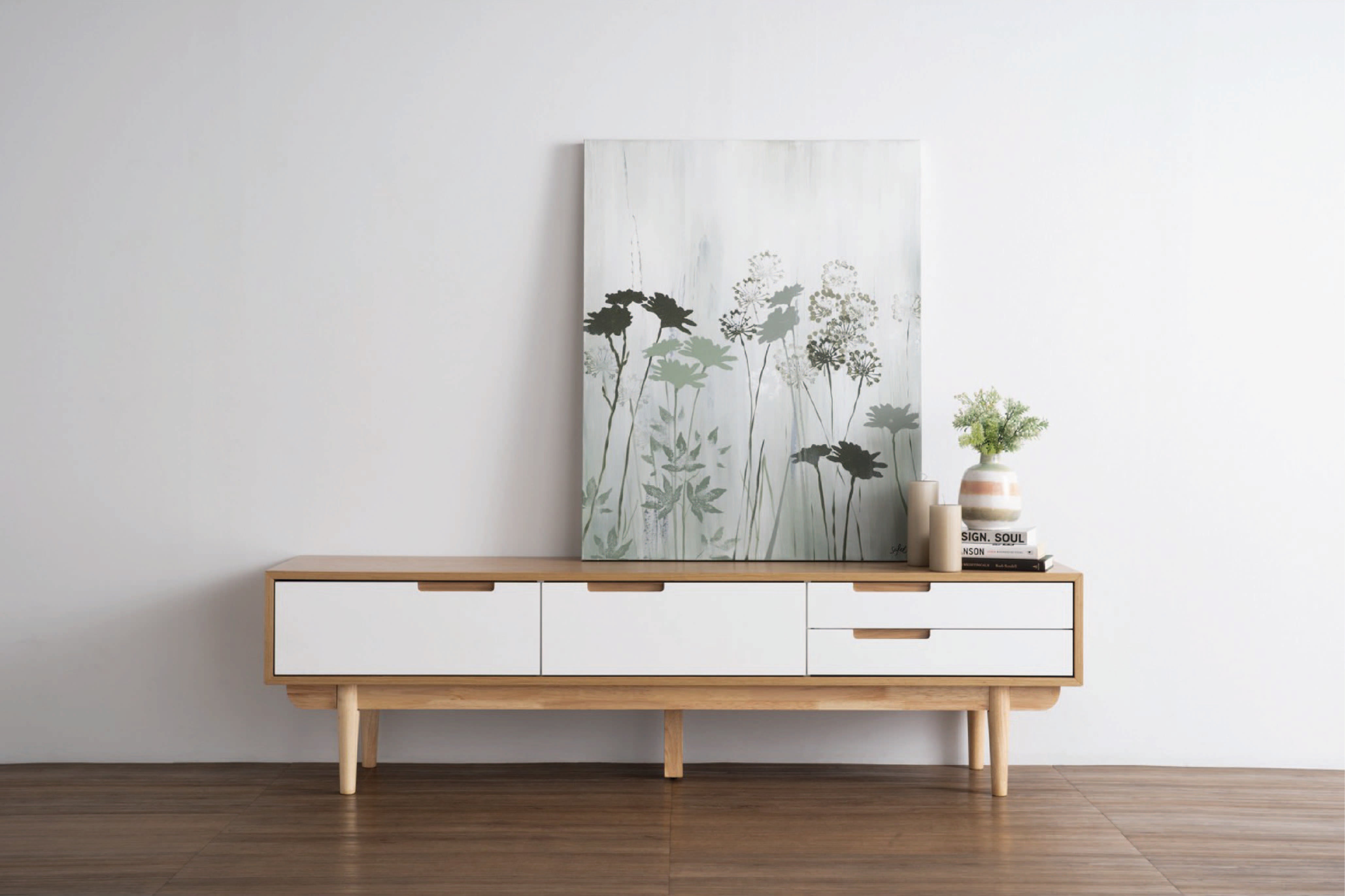 馬來西亞原裝進口實木傢俬 - LU系列 - NAKULA 1.8米電視櫃