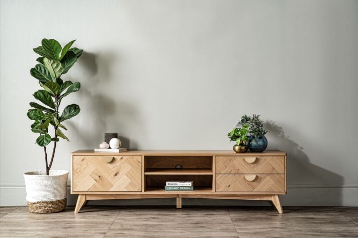 馬來西亞原裝進口實木傢俬 - NC系列 - LOFTUS 1.8米電視櫃