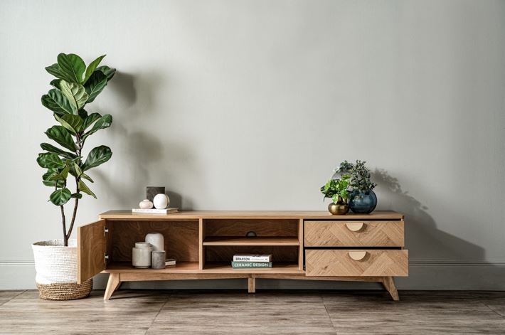 馬來西亞原裝進口實木傢俬 - NC系列 - LOFTUS 1.8米電視櫃