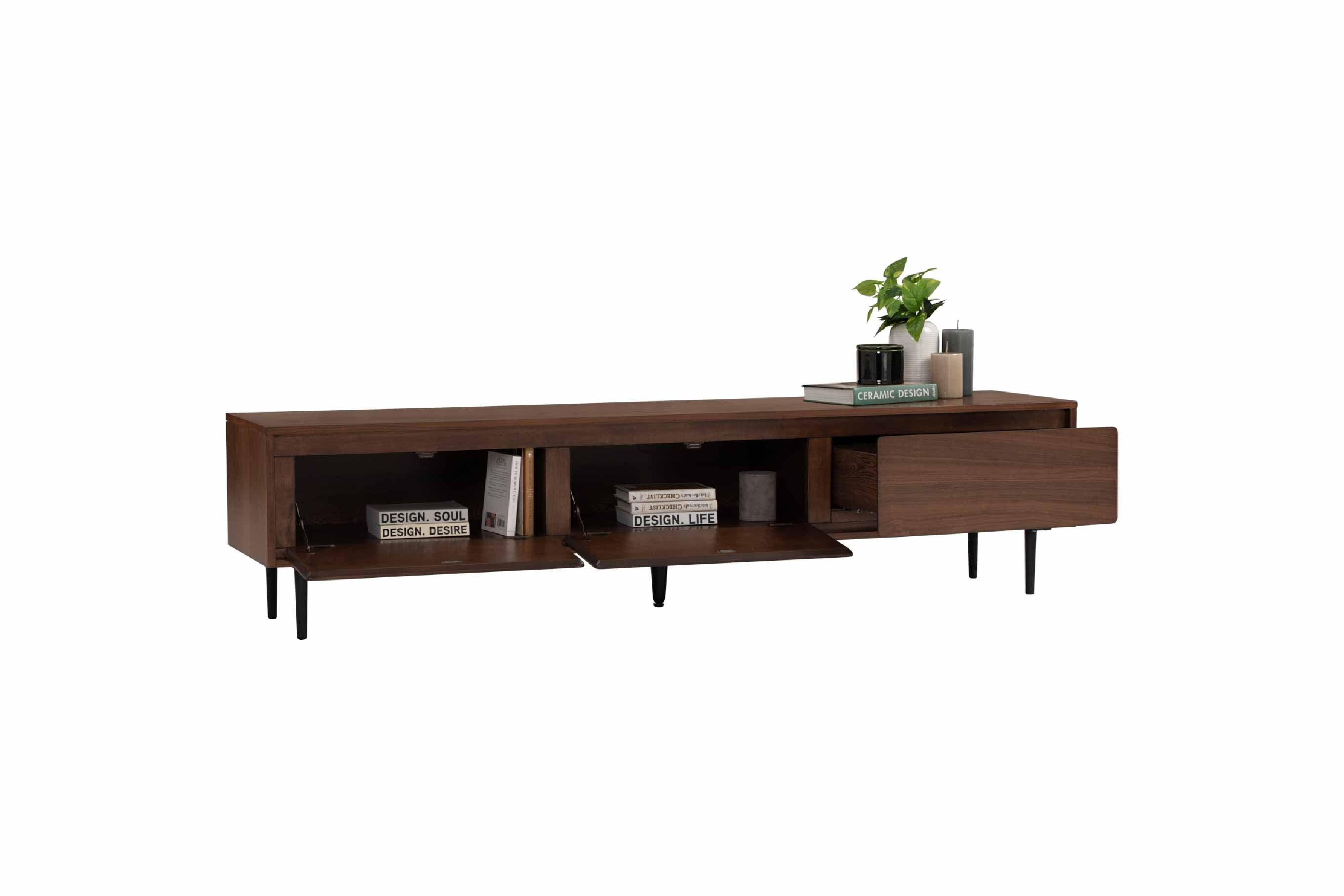 馬來西亞原裝進口實木傢俬 - NC系列 - HUTTO 1.8米電視櫃