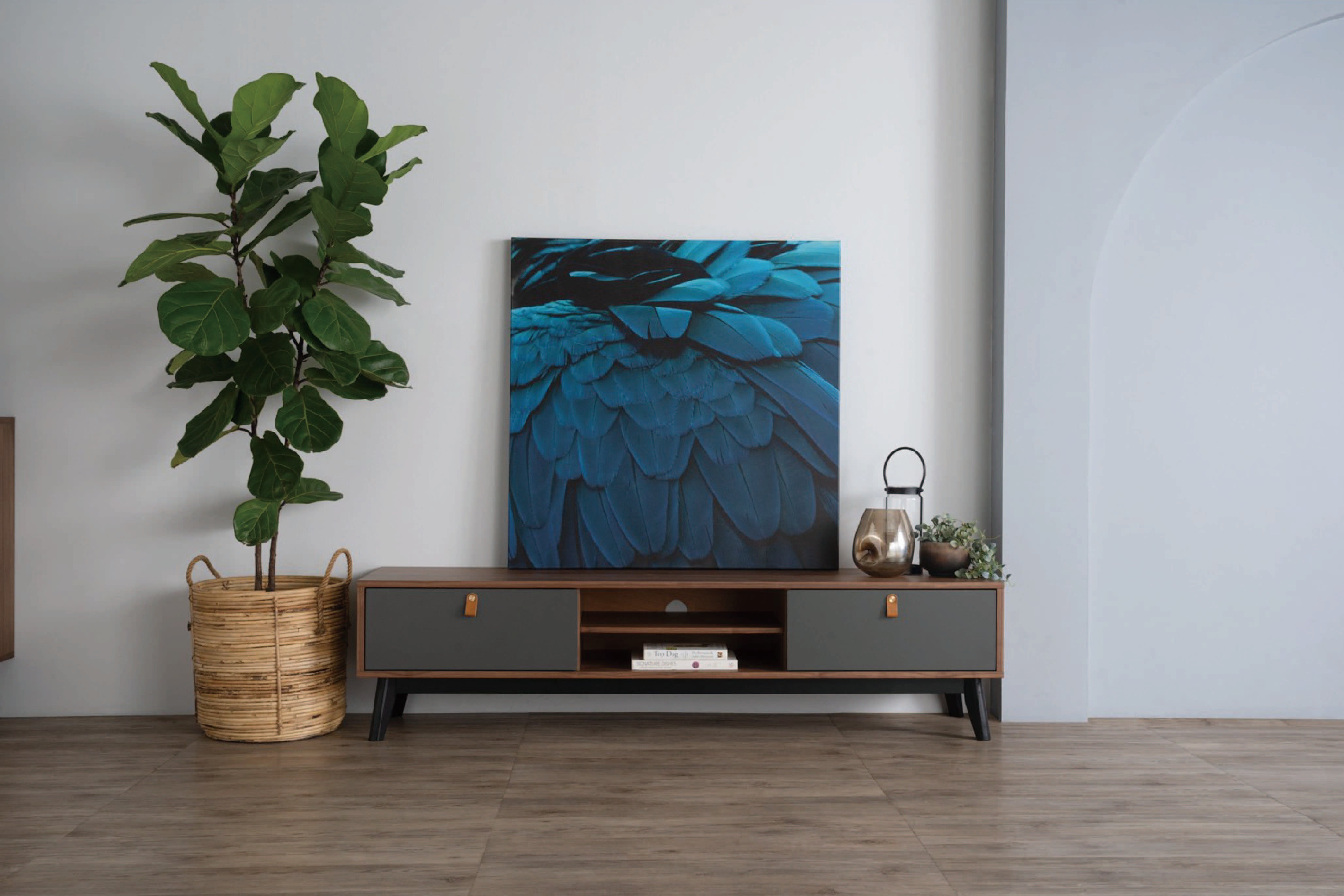 馬來西亞原裝進口實木傢俬 - LU系列 - CASTOR 電視櫃