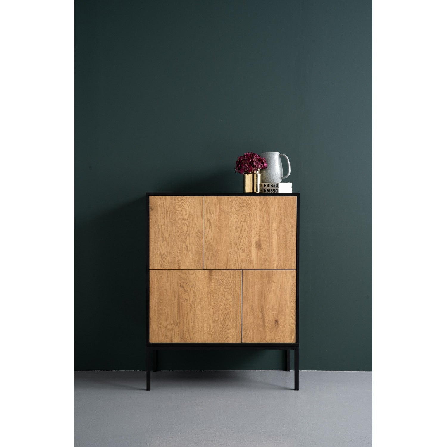 馬來西亞原裝進口實木傢俬 - LU系列 - SLIGO高身儲物邊櫃