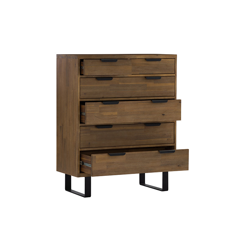 馬來西亞原裝進口實木傢俬 - F系列 - Brighton布萊頓高身邊櫃