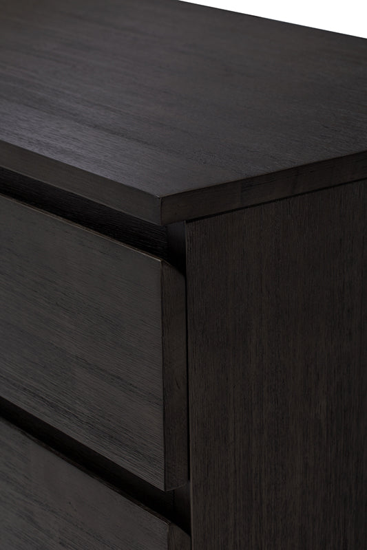 馬來西亞原裝進口實木傢俬 - F系列 - Perth珀斯高身六層抽屜邊櫃