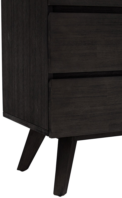 馬來西亞原裝進口實木傢俬 - F系列 - Perth珀斯高身六層抽屜邊櫃