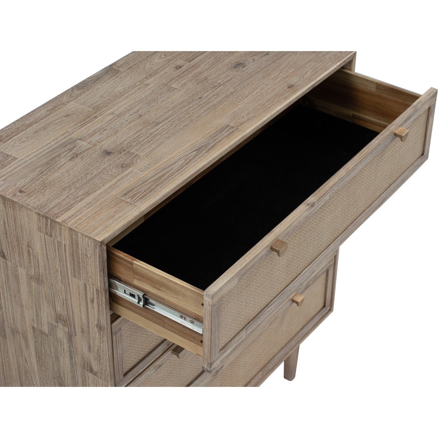 馬來西亞原裝進口實木傢俬 - F系列 - Barts巴特高身邊櫃