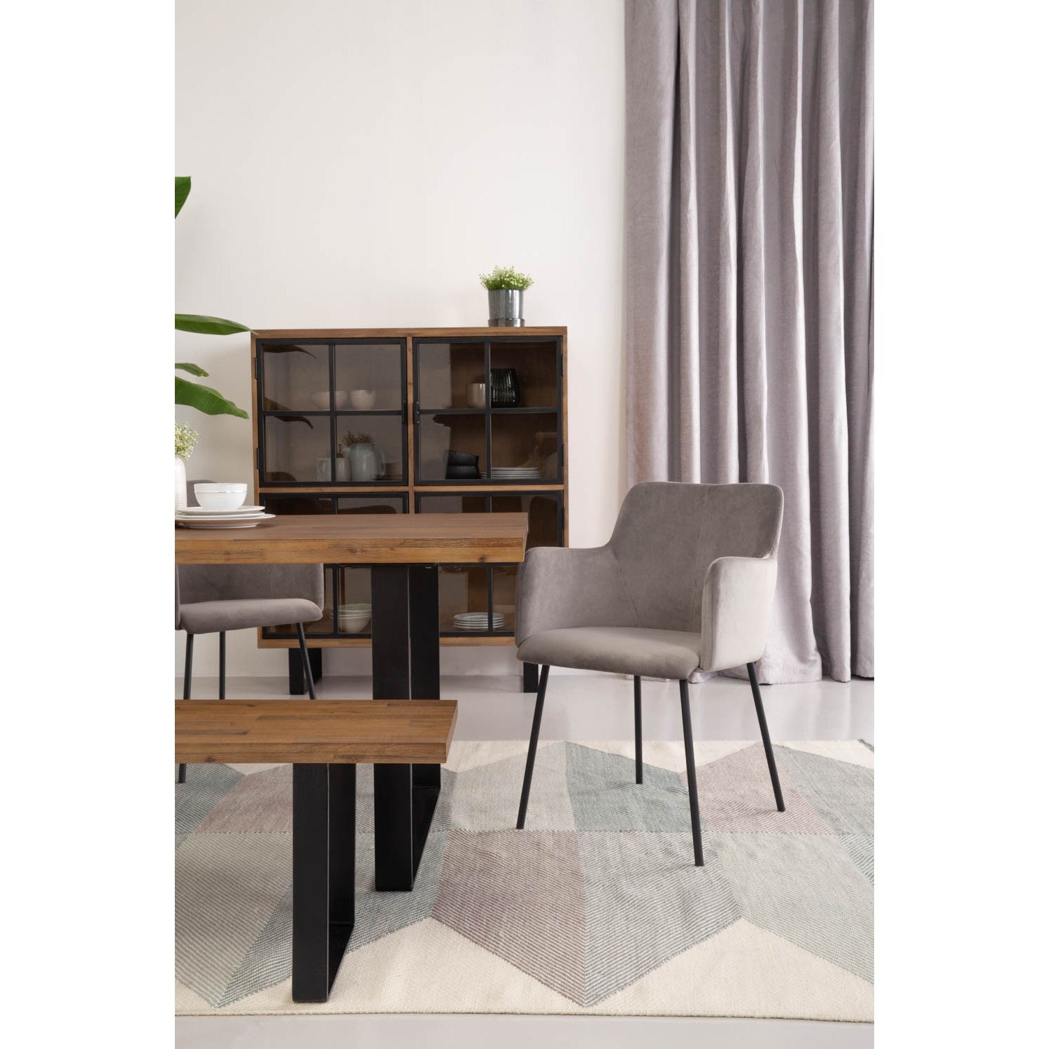 馬來西亞原裝進口實木傢俬 - F系列 - Birghton布萊頓高身儲物組合櫃