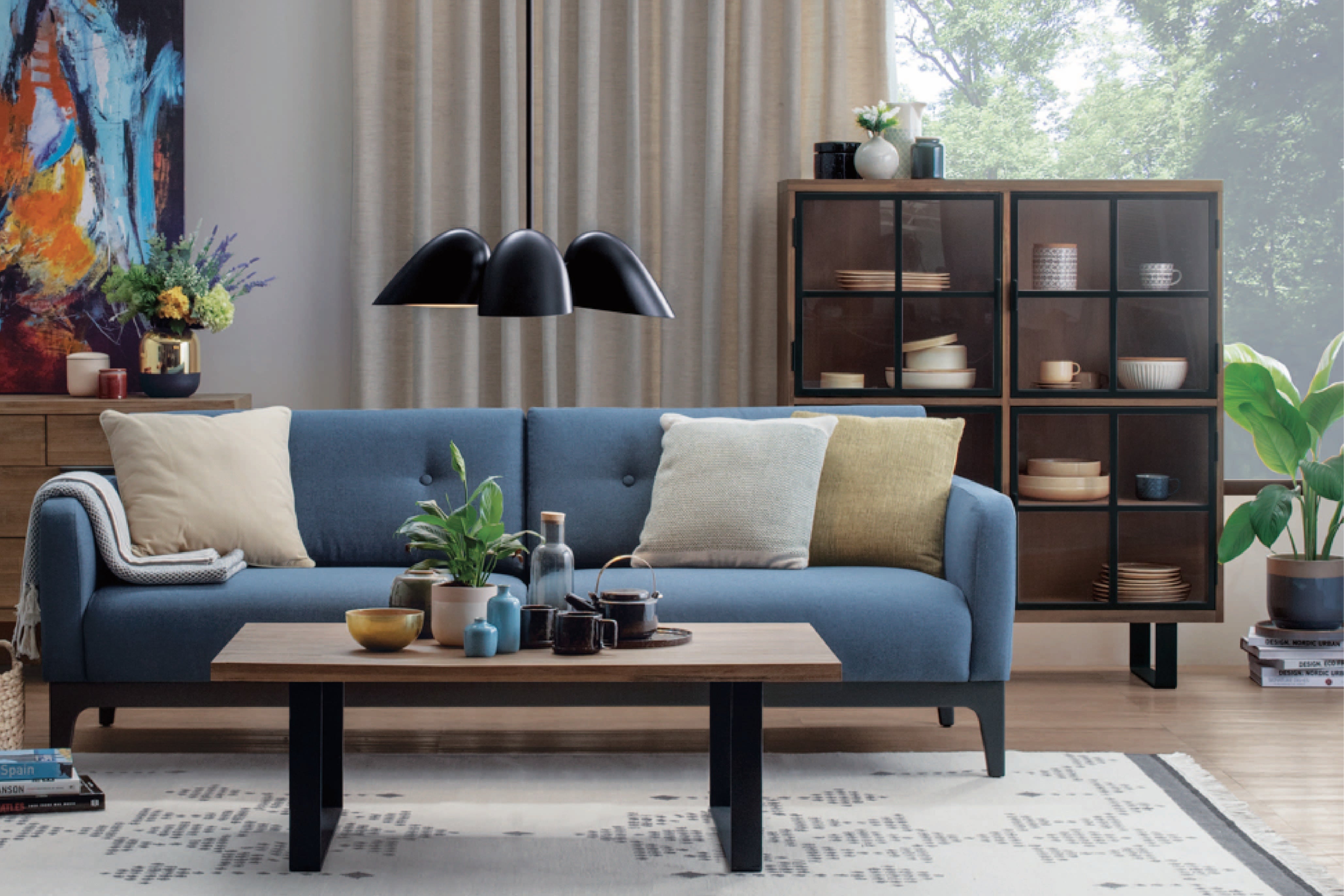 馬來西亞原裝進口實木傢俬 - F系列 - Birghton布萊頓高身儲物組合櫃