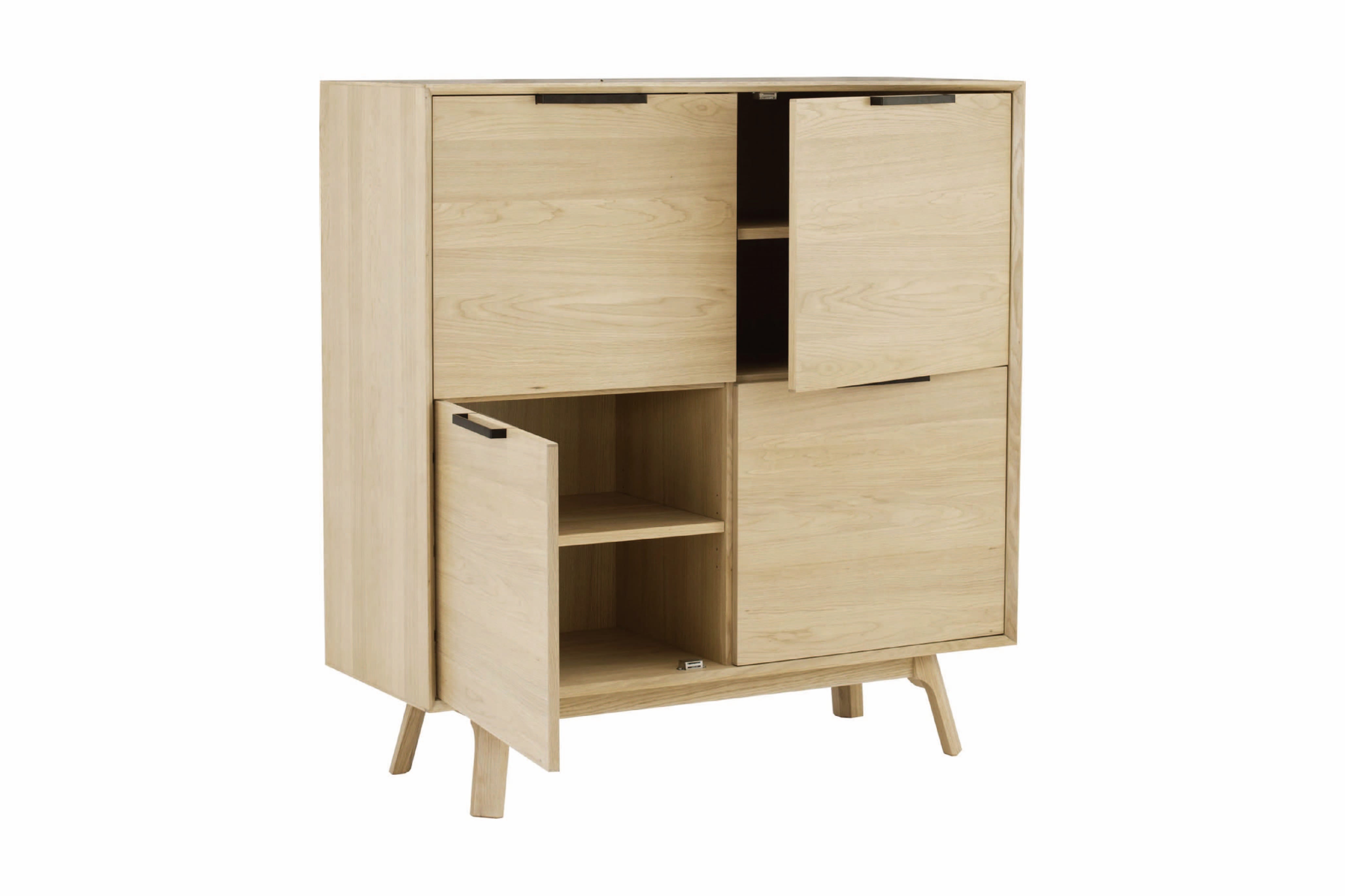 馬來西亞原裝進口實木傢俬 - LU系列 - NOUD 1.2米儲物邊櫃