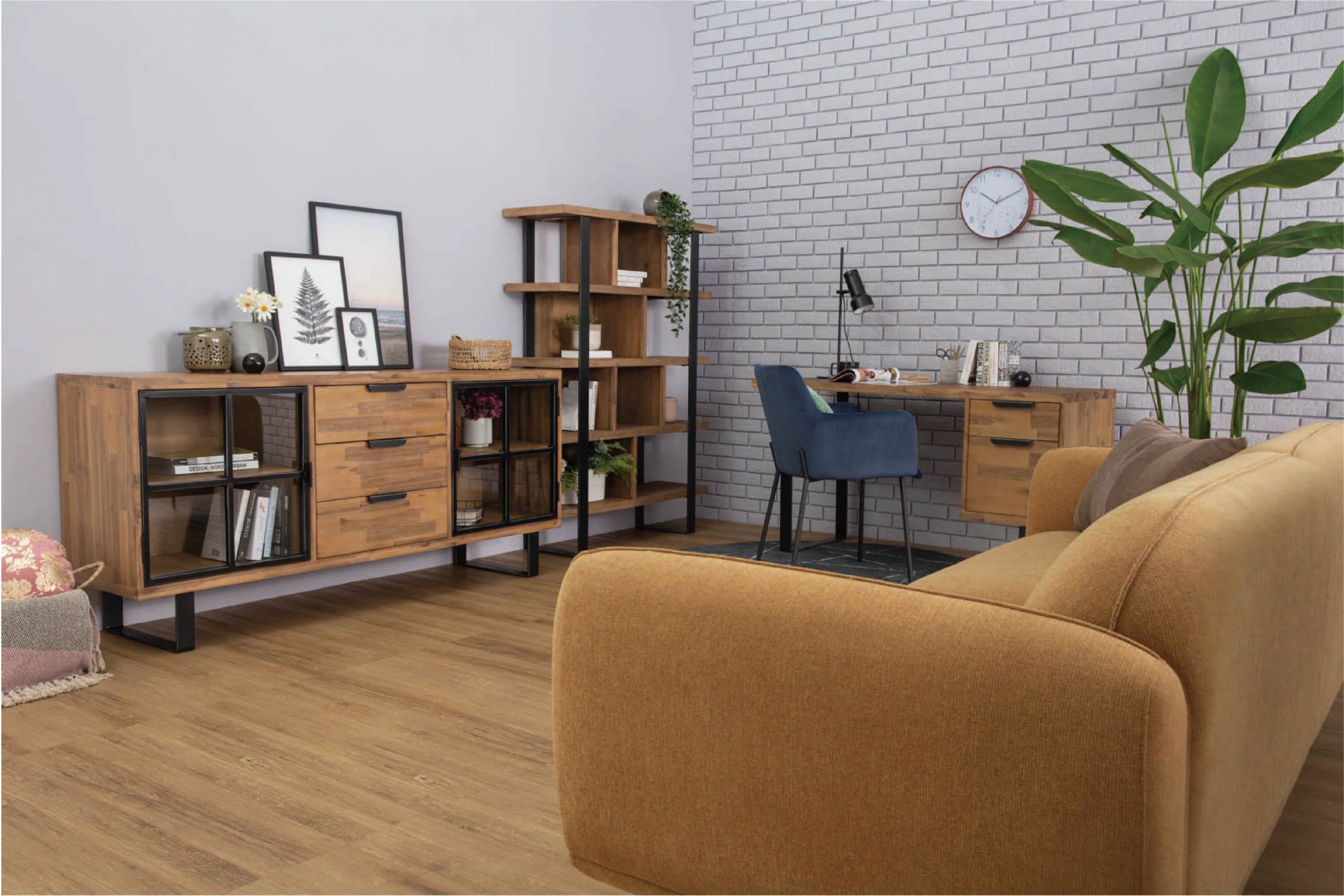 馬來西亞原裝進口實木傢俬 - F系列 - Birghton布萊頓邊櫃