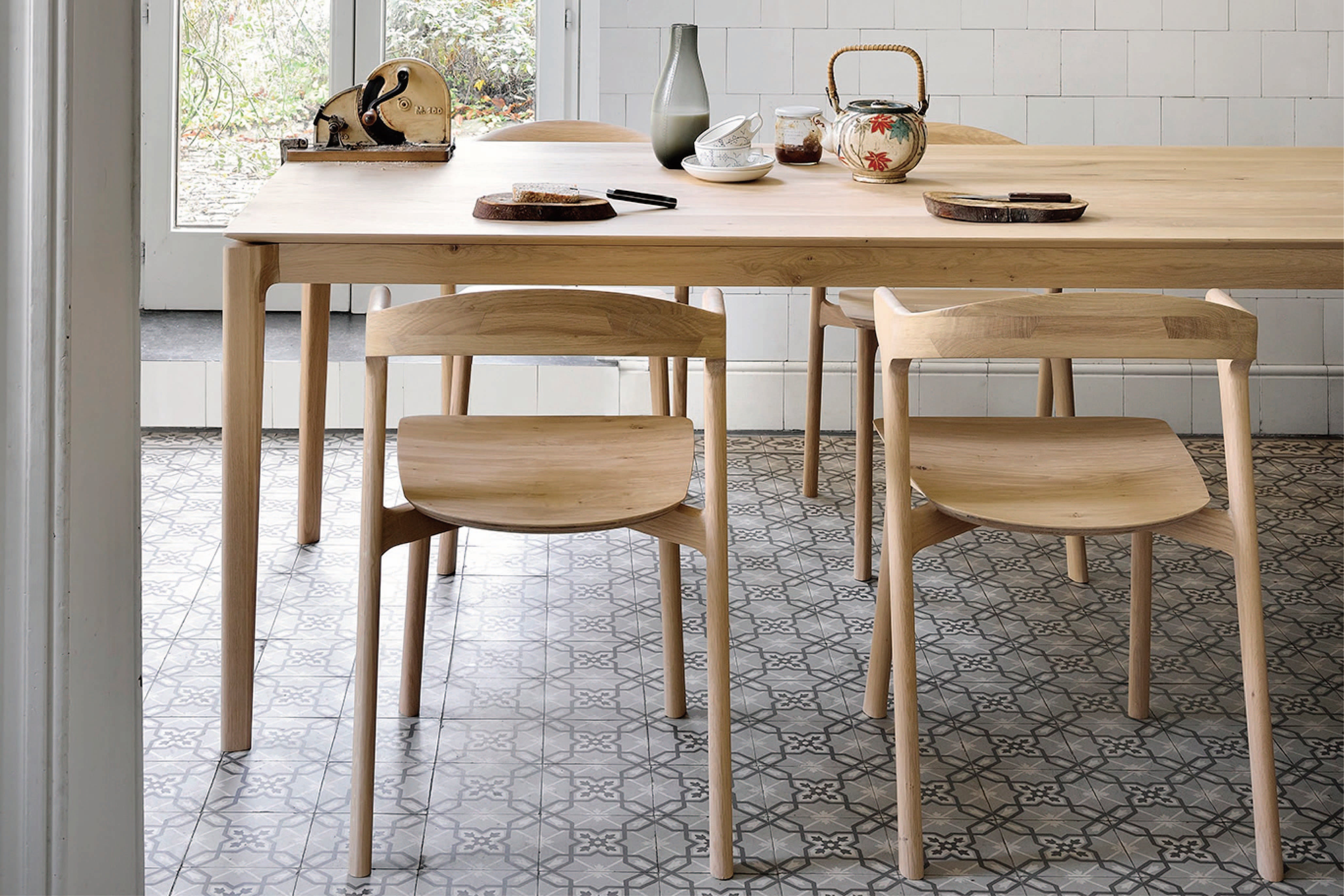 比利時原裝進口實木傢俬 - 餐桌系列 - Bok系列橡木餐桌