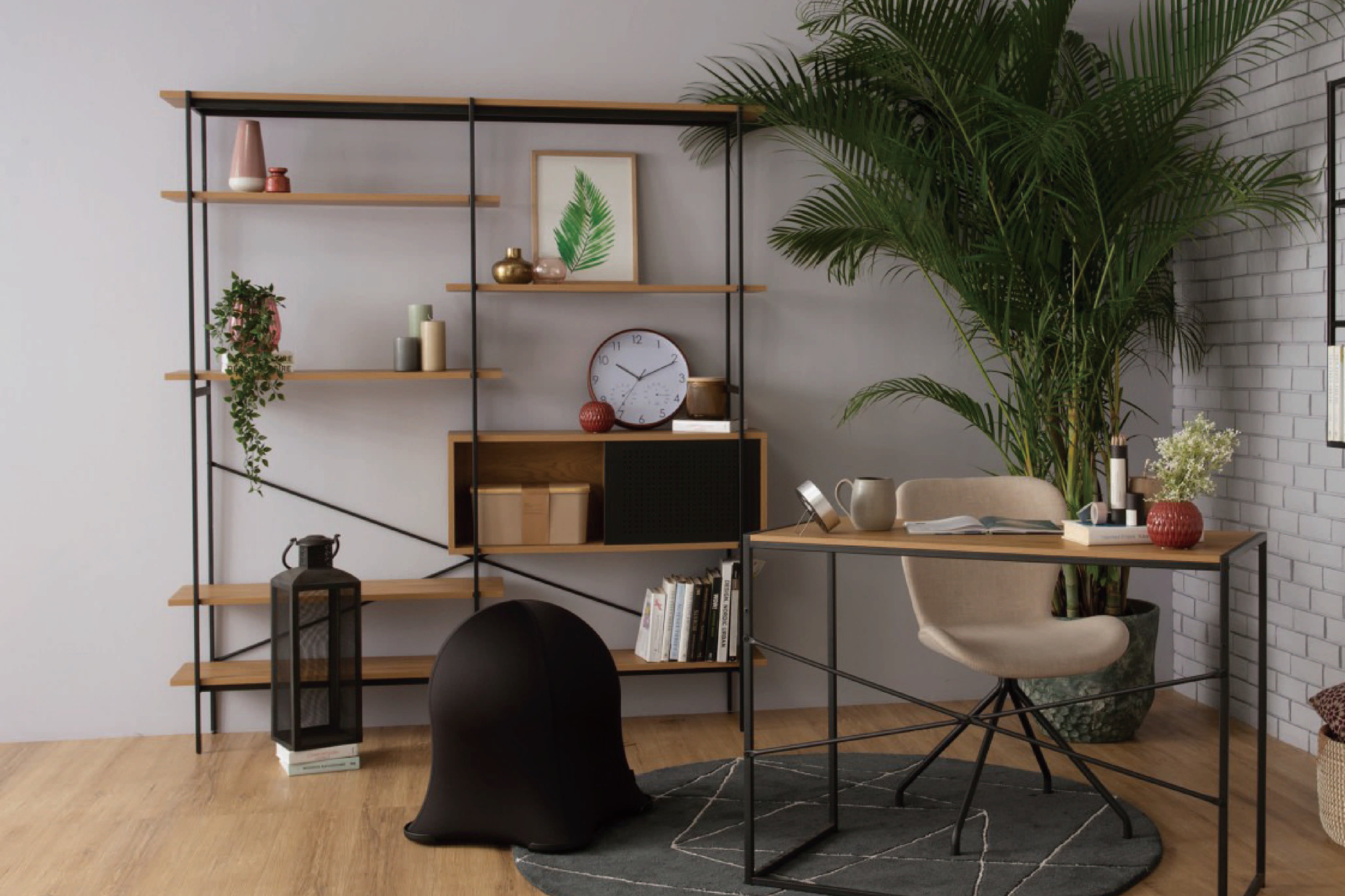 馬來西亞原裝進口實木傢俬 - LU系列 - KREMAN置物層架