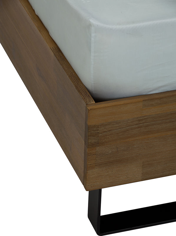 馬來西亞原裝進口實木傢俬 - F系列 - Brighton布萊頓雙人床架 (Queen Size)