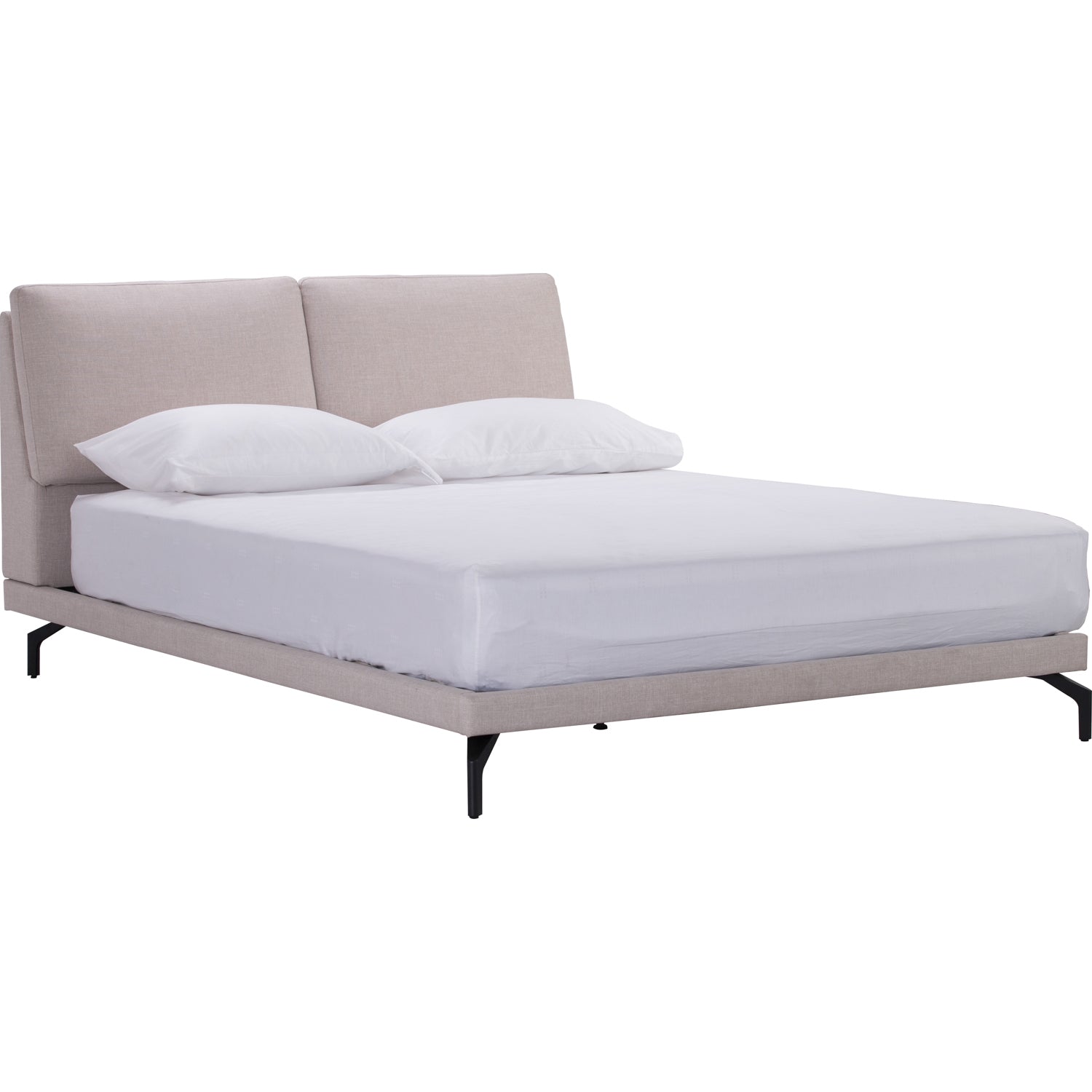 馬來西亞原裝進口實木傢俬 - LU系列 - BLANDO雙人床架