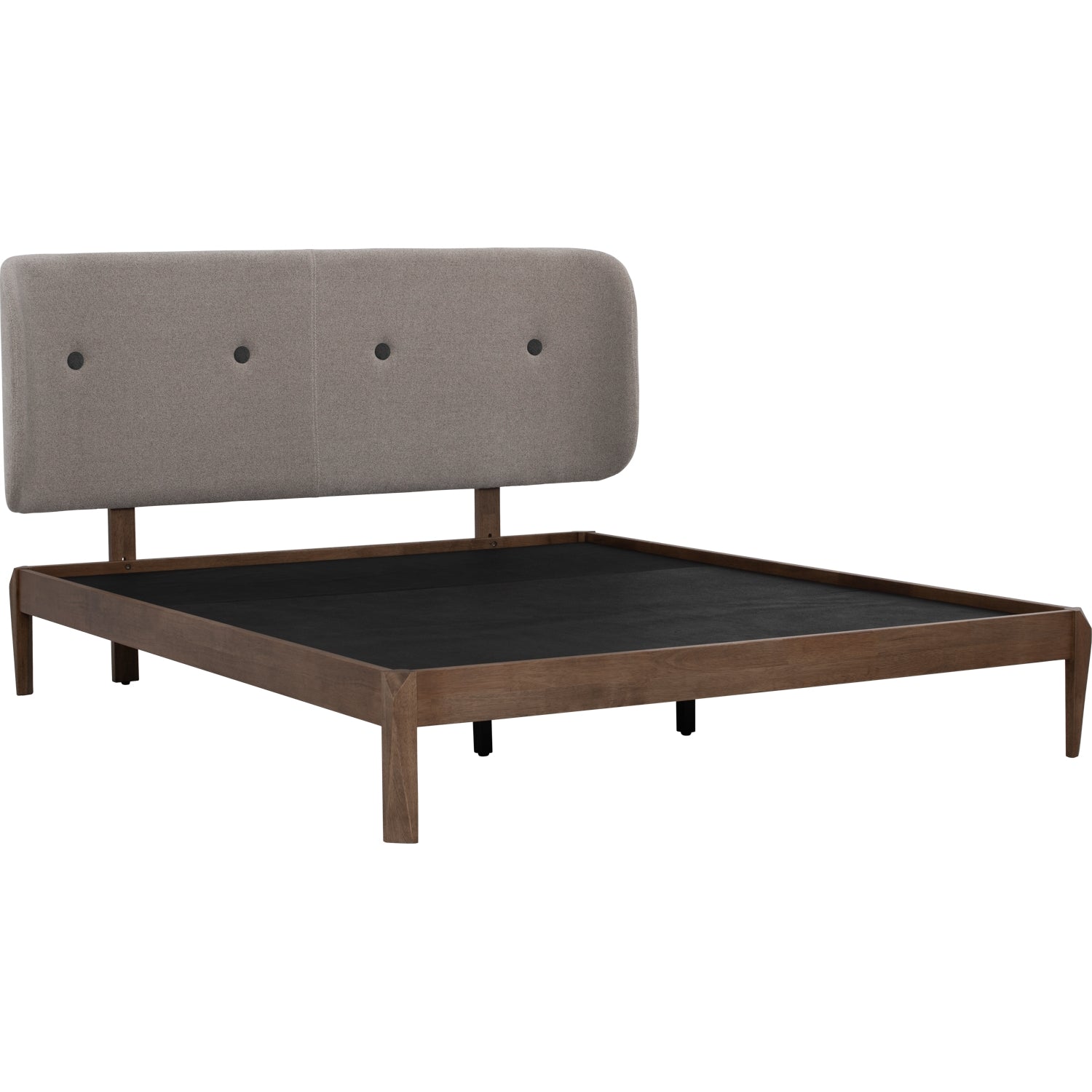 馬來西亞原裝進口實木傢俬 - LU系列 - KAIJI雙人床架 (Queen Size)