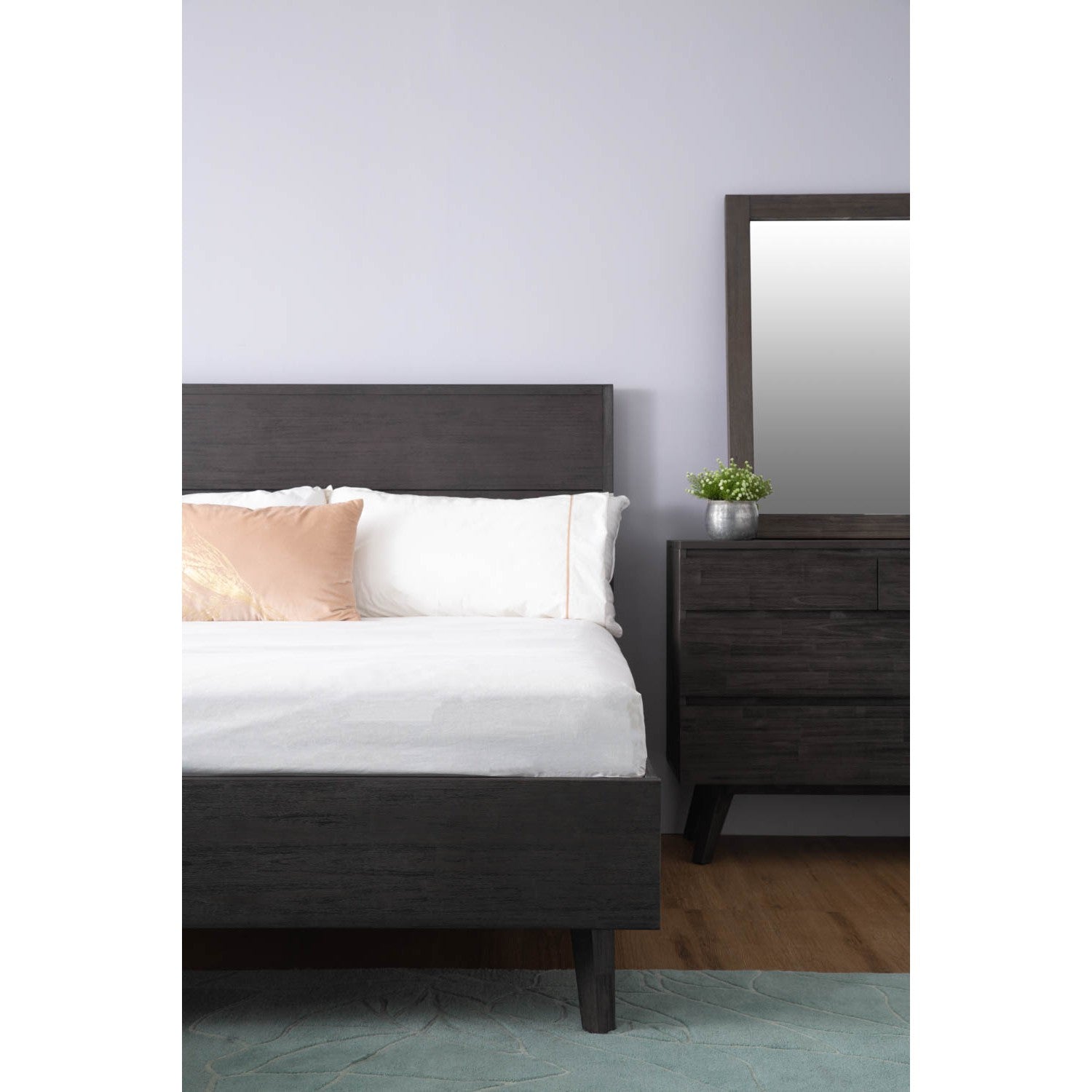 馬來西亞原裝進口實木傢俬 - F系列 - Perth珀斯雙人床架