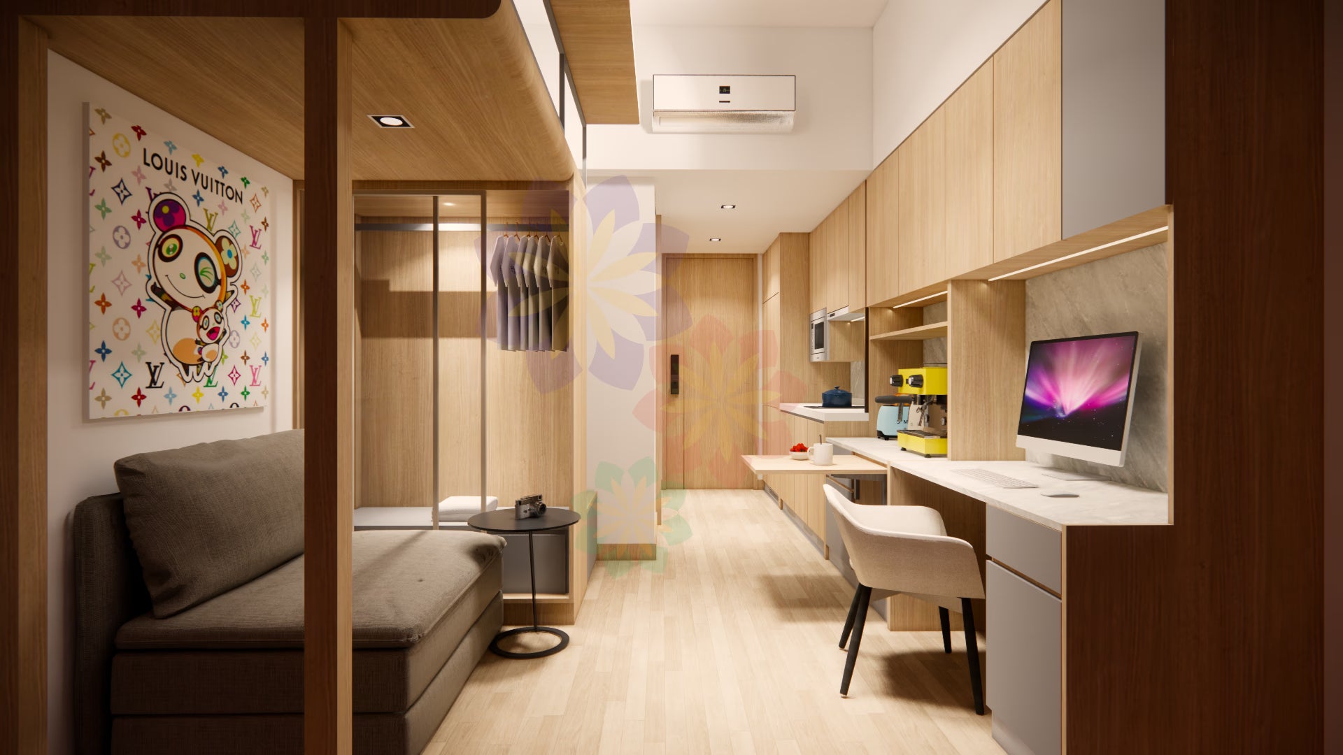 儲物櫃連工作枱