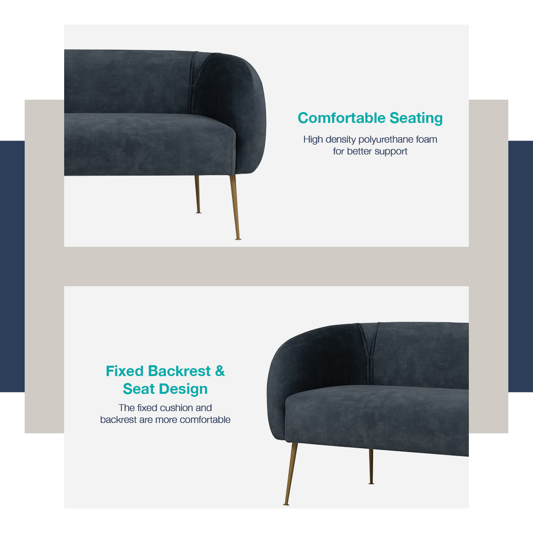 馬來西亞原裝進口實木傢俬 - LU系列 - ALERO雙座位梳化