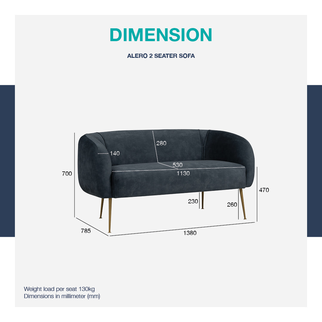 馬來西亞原裝進口實木傢俬 - LU系列 - ALERO雙座位梳化
