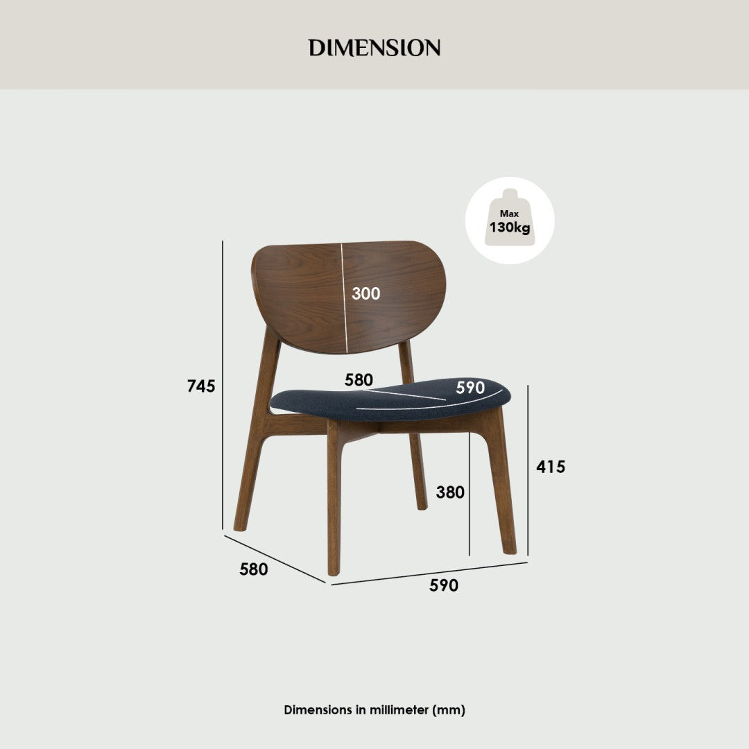 馬來西亞原裝進口實木傢俬 - NZ系列 - ALETA 休閒椅