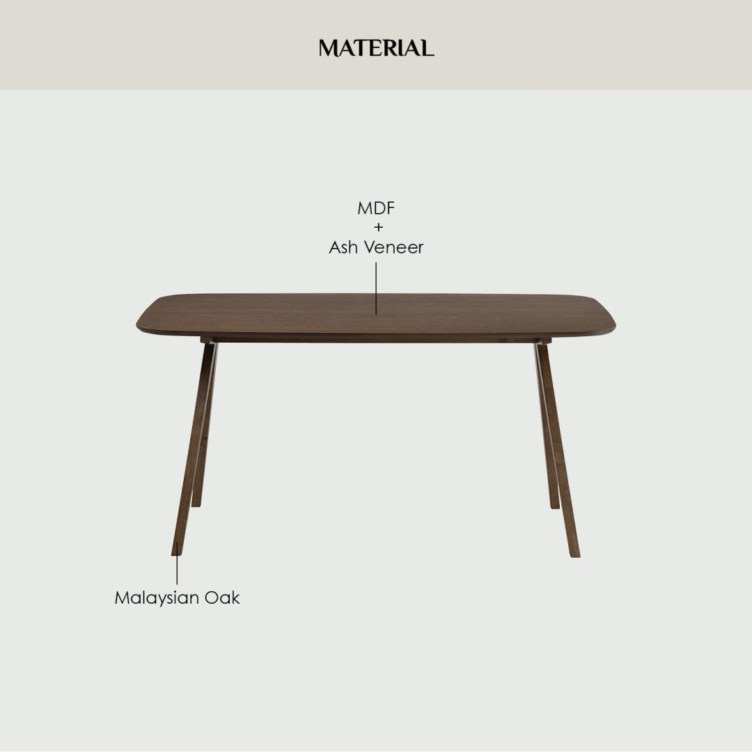 馬來西亞原裝進口實木傢俬 - NZ系列 - ANZAC餐桌