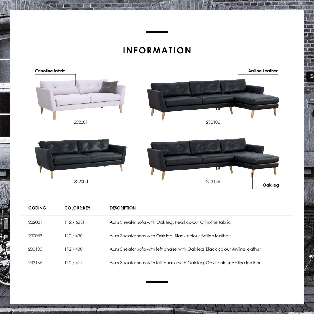馬來西亞原裝進口實木傢俬 - NC系列 - AURIS兩座位梳化