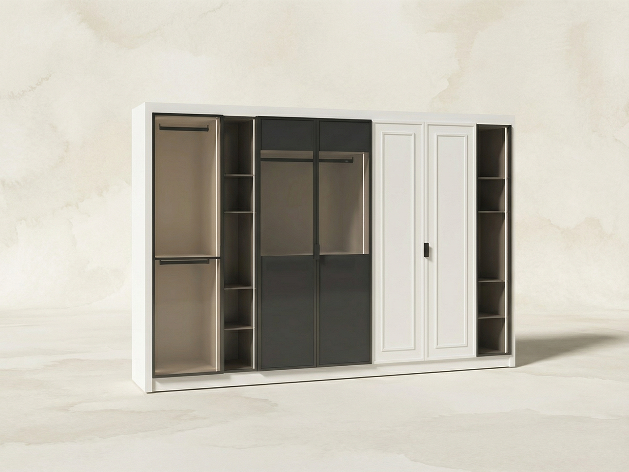 霧影輕奢全高衣櫃