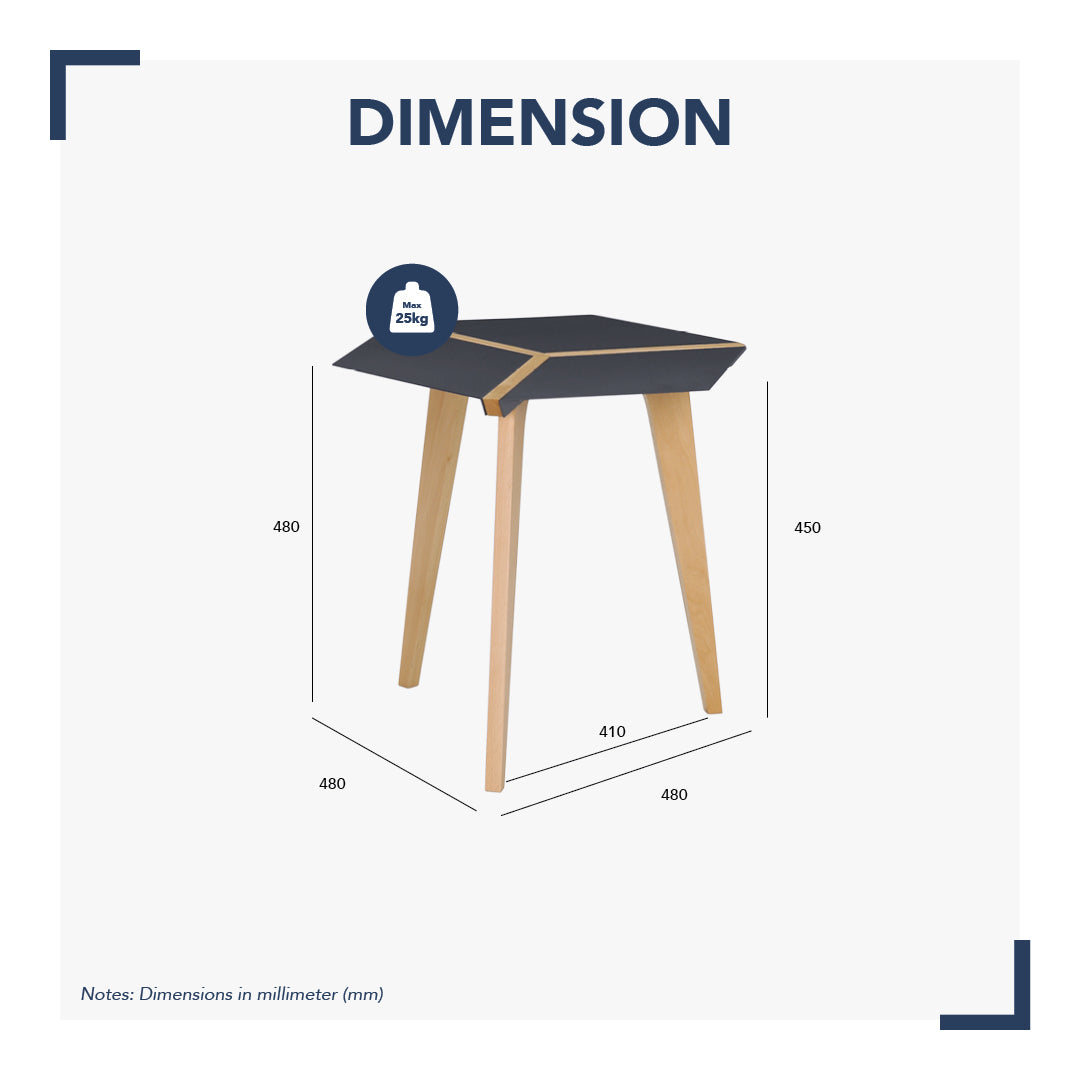 馬來西亞原裝進口實木傢俬 - LU系列 - BIRCH HEXAGON圓形茶几
