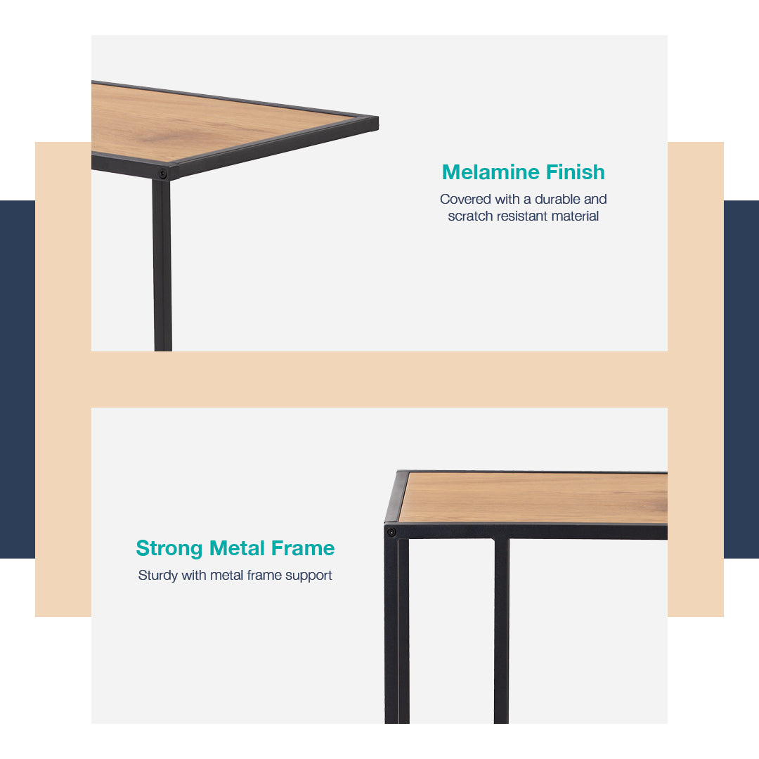 馬來西亞原裝進口實木傢俬 - LU系列 - BRADFORD方形邊几