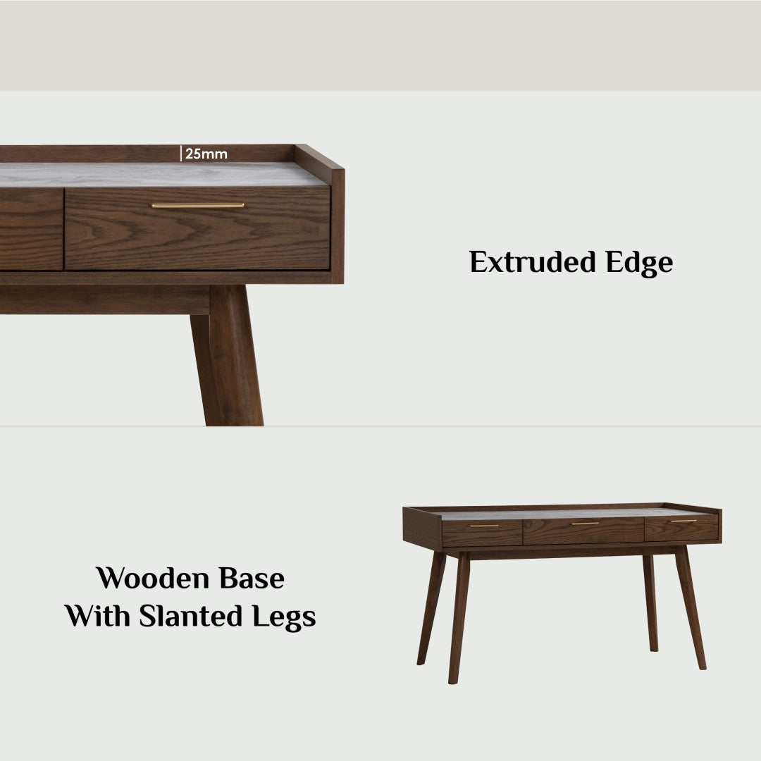 馬來西亞原裝進口實木傢俬 - NZ系列 - BREDA工作書桌