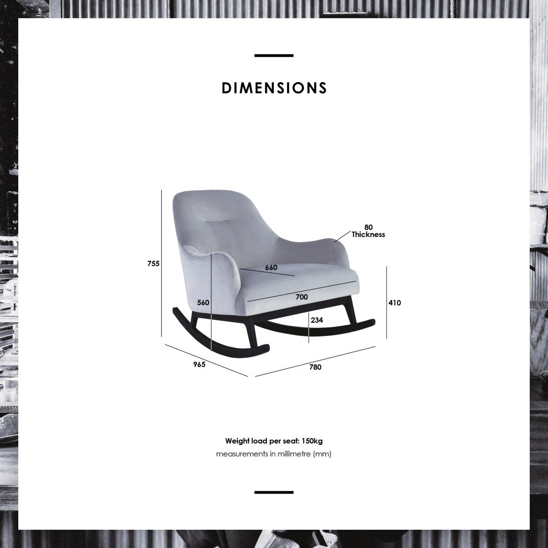 馬來西亞原裝進口實木傢俬 - NC系列 - BRISTOL搖椅