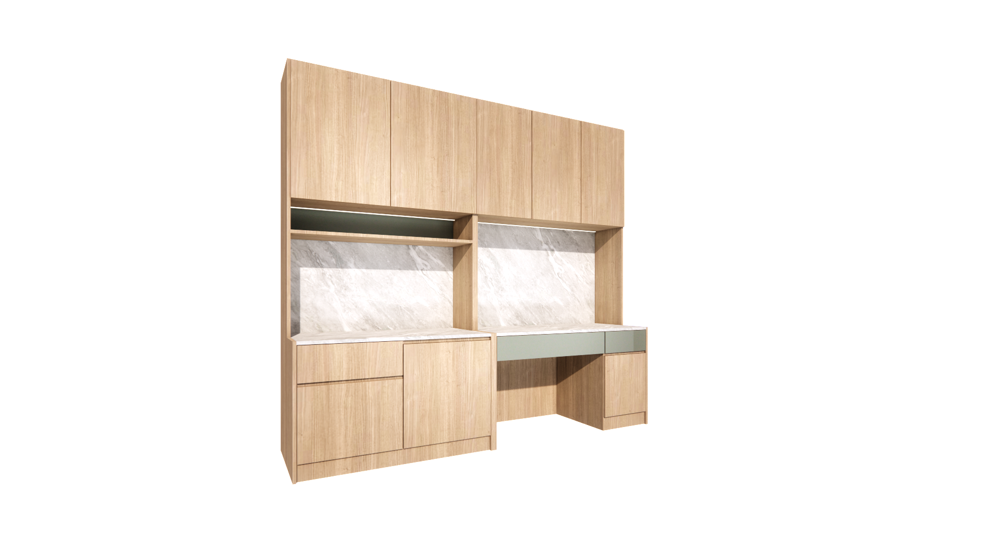 儲物櫃連工作枱