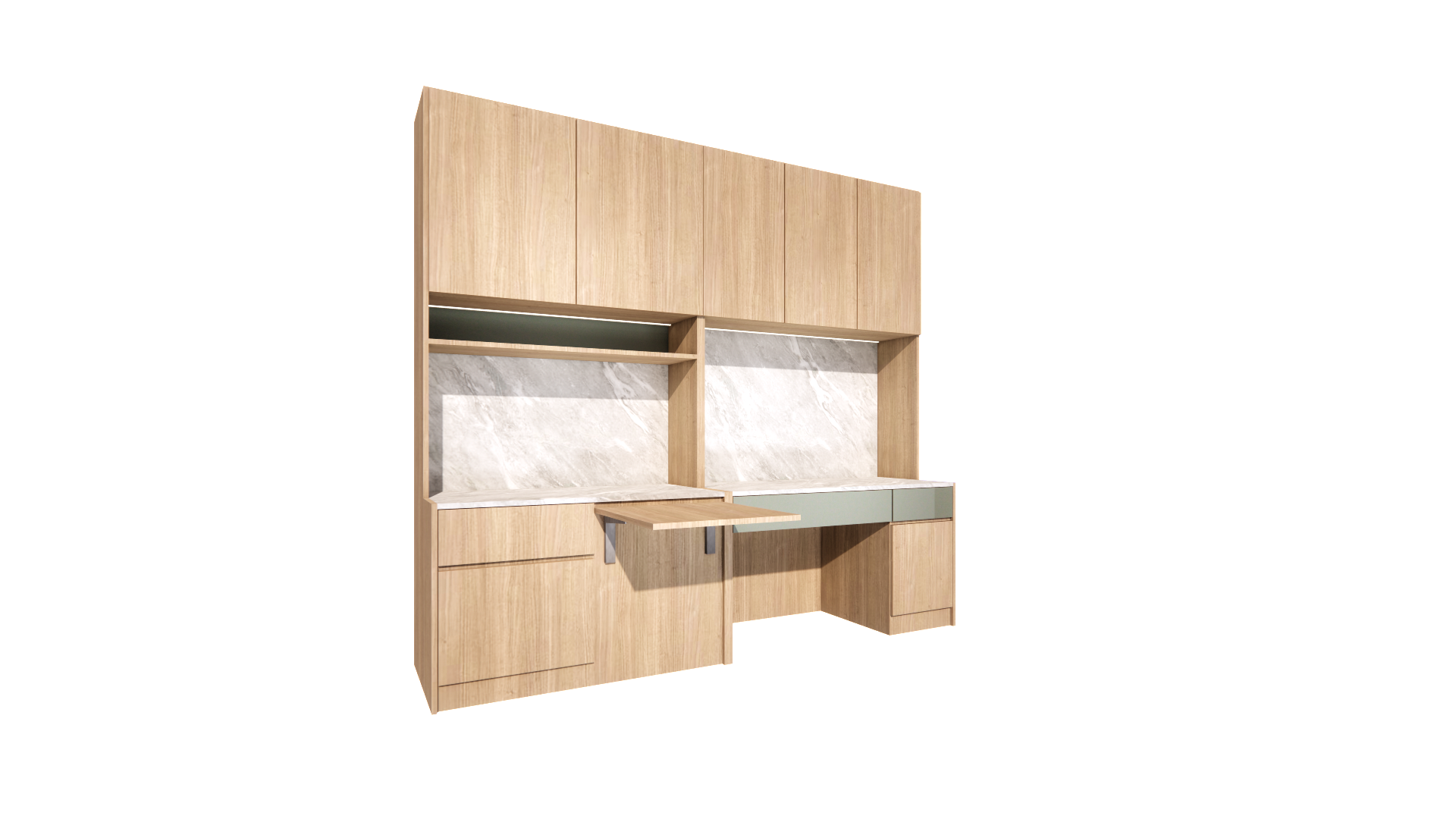 儲物櫃連工作枱