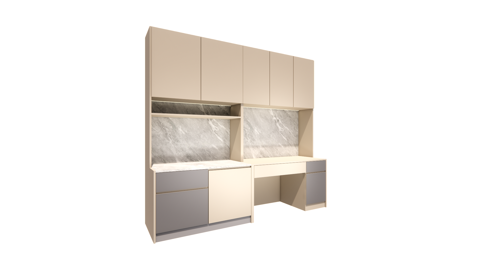 儲物櫃連工作枱