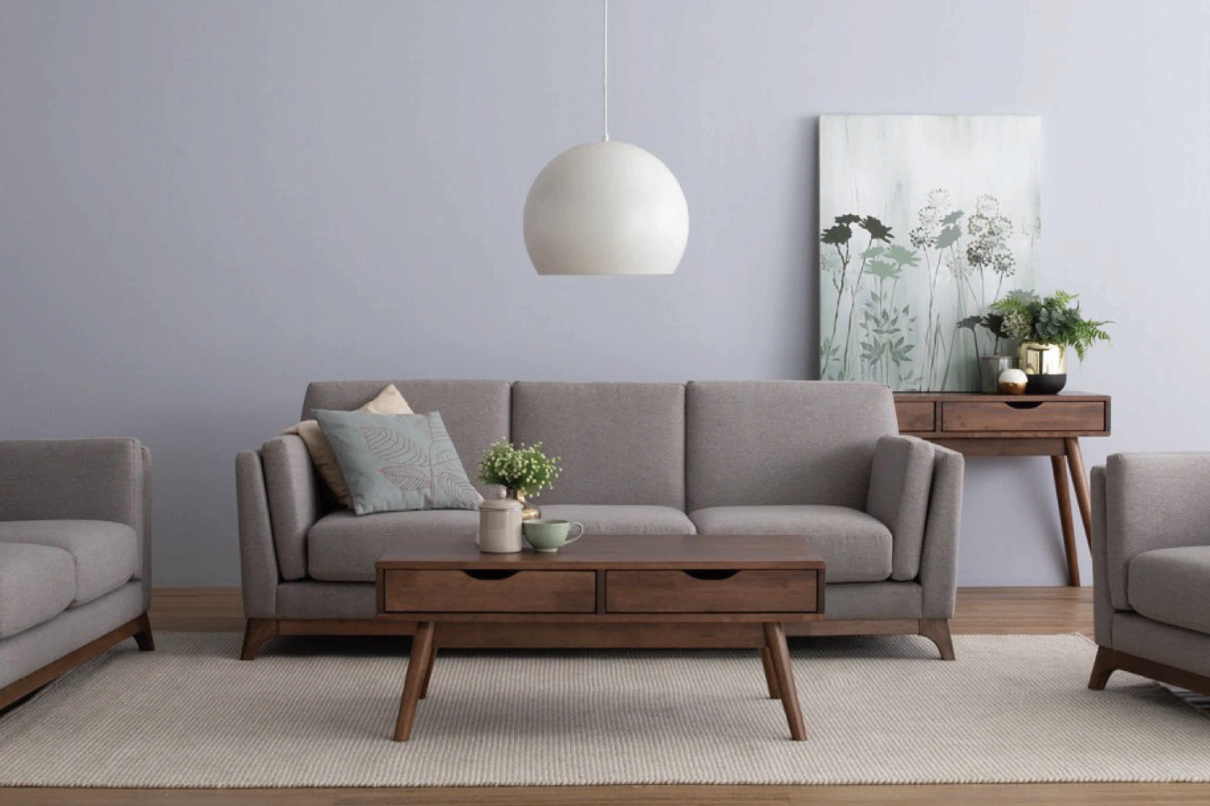 馬來西亞原裝進口實木傢俬 - NZ系列 - CENI三座位梳化