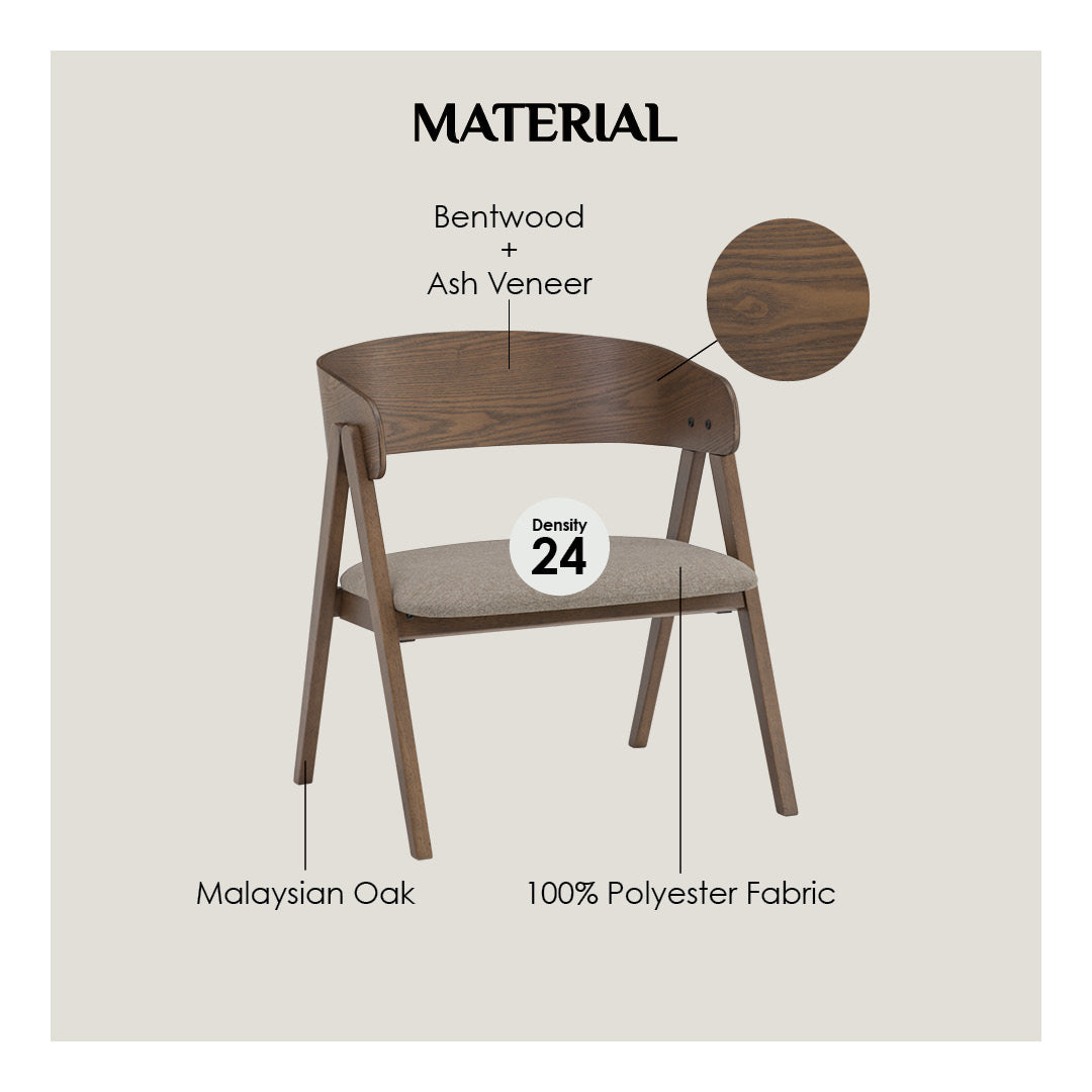 馬來西亞原裝進口實木傢俬 - NZ系列 - CARTER休閒椅