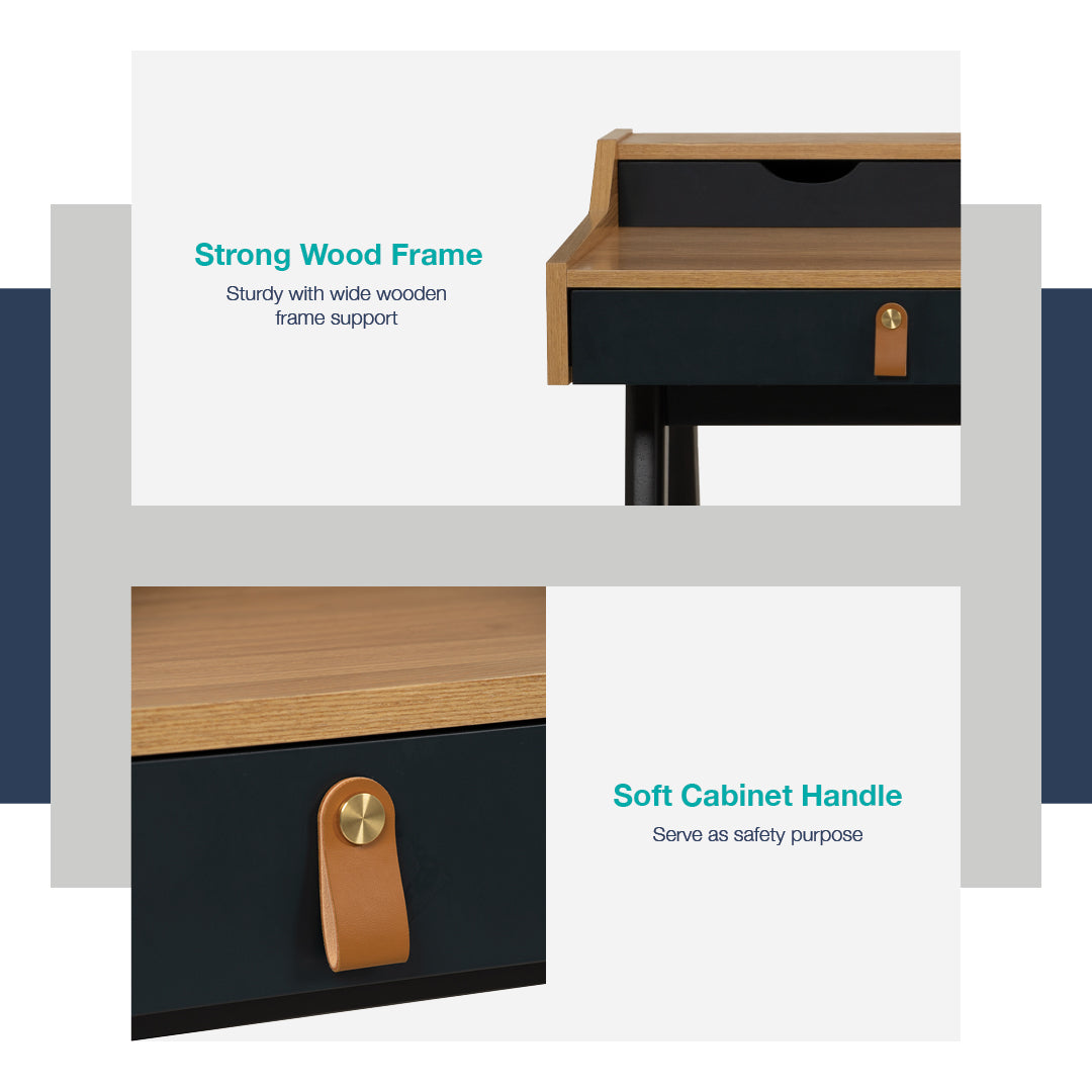 馬來西亞原裝進口實木傢俬 - LU系列 - CASTOR書桌