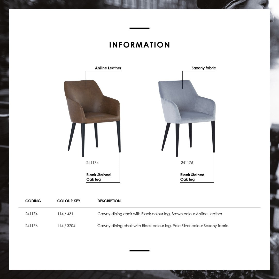 馬來西亞原裝進口實木傢俬 - NC系列 - CAWNY餐椅