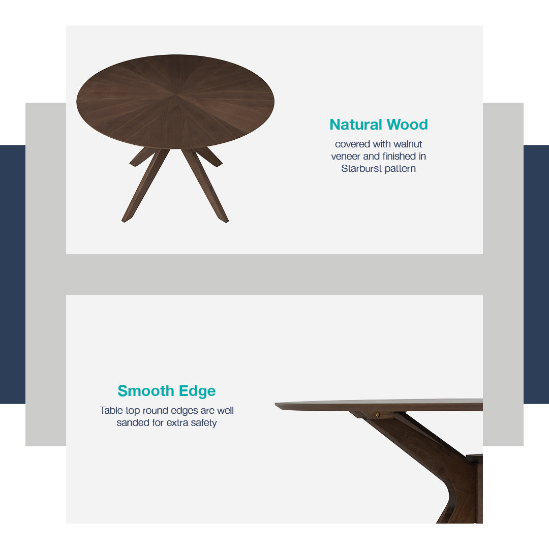 馬來西亞原裝進口實木傢俬 - LU系列 - CONAN橢圓形餐桌