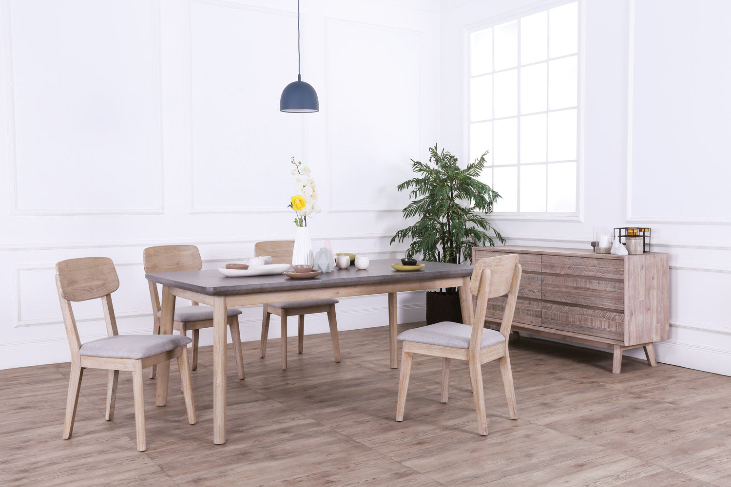 馬來西亞原裝進口實木傢俬 - F系列 - Ollie奧利餐椅