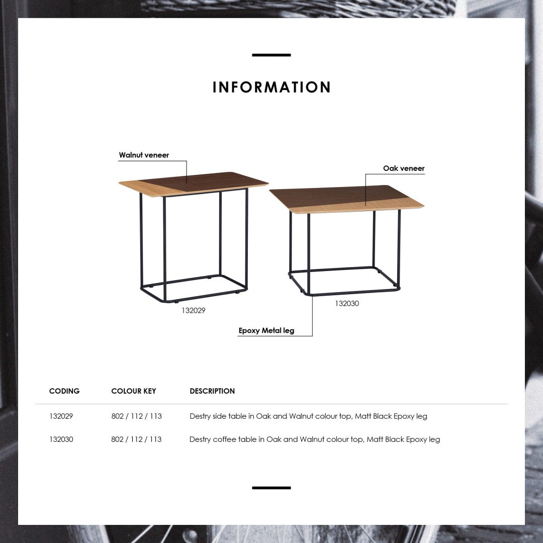 馬來西亞原裝進口實木傢俬 - NC系列 - DESTRY茶几