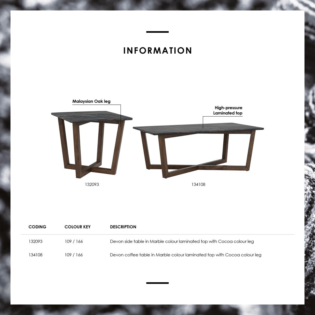 馬來西亞原裝進口實木傢俬 - NC系列 - DEVON茶几