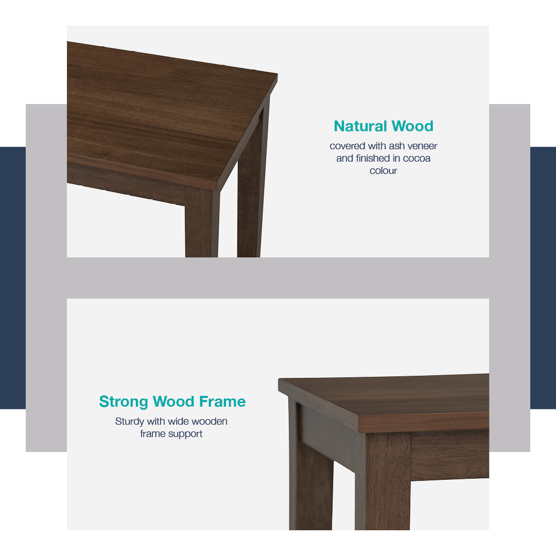 馬來西亞原裝進口實木傢俬 - LU系列 - DITTA 1.0米長凳