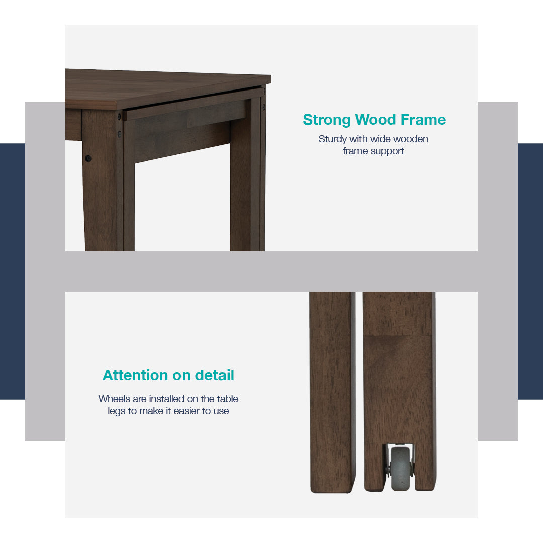 馬來西亞原裝進口實木傢俬 - LU系列 - DITTA延伸餐桌