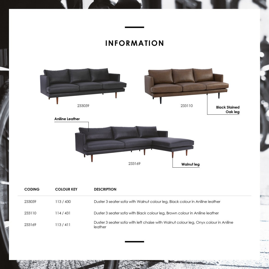 馬來西亞原裝進口實木傢俬 - NC系列 - DEXTER L形三座位梳化