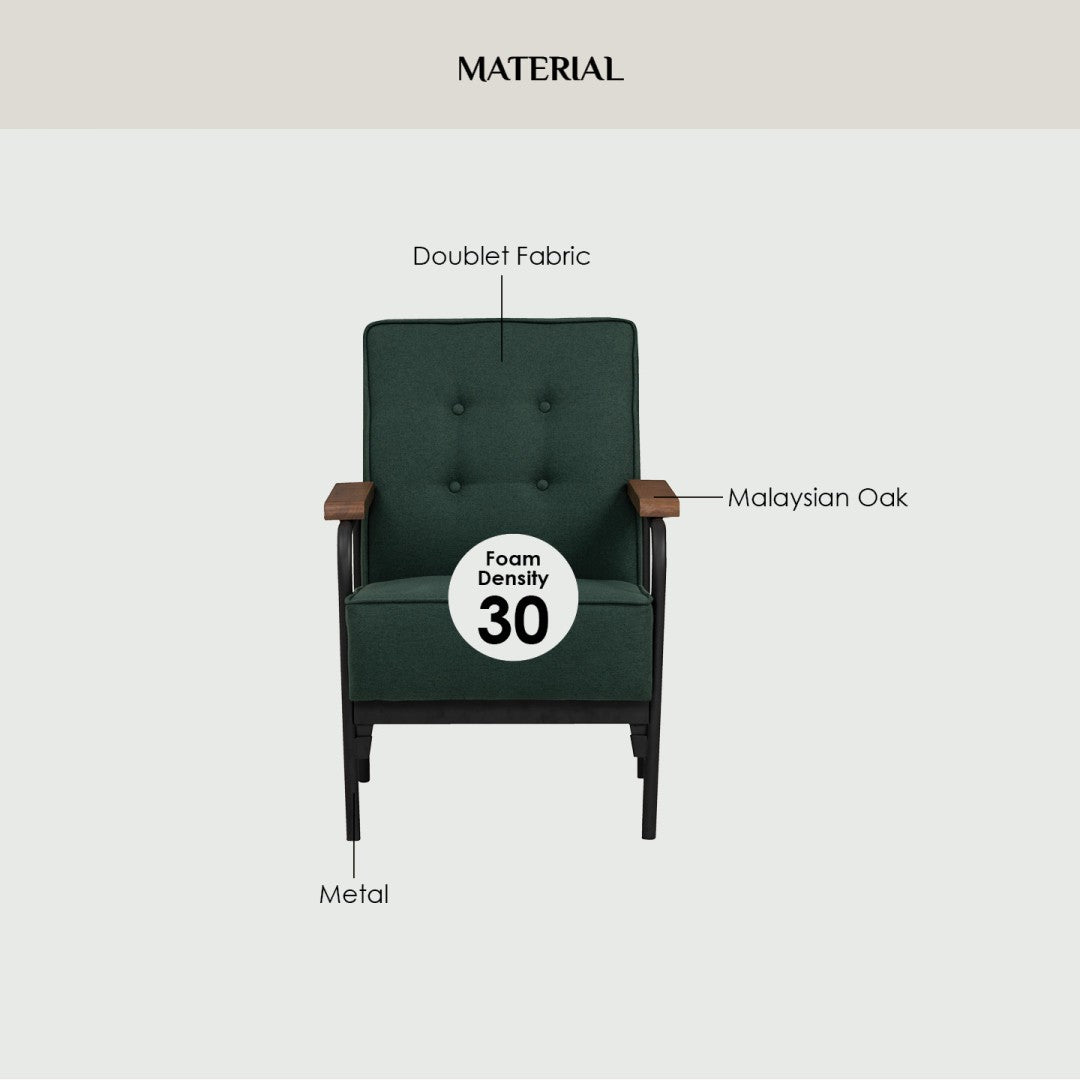 馬來西亞原裝進口實木傢俬 - NZ系列 - DZIRE 三座位梳化